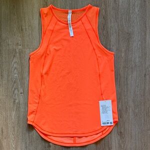 LULULEMON Sculpt Tank NWT Bright Orange Size 6